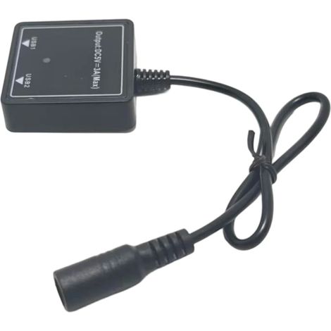 Chargeur rapide pour voiture 6V-30V vers 5V3A, adaptateur secteur DC5521 vers deux ports USB, chargeur USB pour panneaux solaires 12V, véhicules et motos