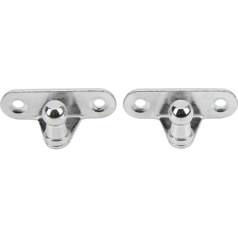 Soporte de montaje para amortiguador de gas, 2 piezas, perno de rótula de soporte para amortiguador de gas, perno de rótula de metal universal de 10 mm para maletero del motor (1/5)