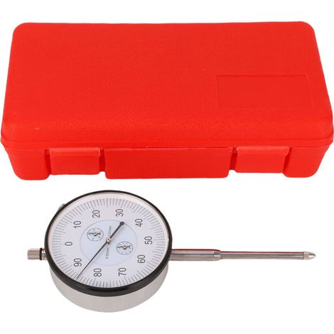 Indicateur à cadran 0,01 mm, plage 0-50 mm, jauge mécanique antichoc pour un usinage précis (1/5)