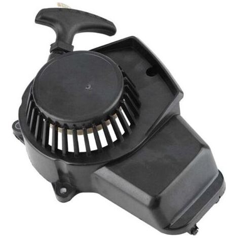 PA Seilzugstarter 47-49 cm³ 2-Takt Universalzündung für Motorrad, Dirtbike, Quad (Schwarz) und Pocketbike (1/4)