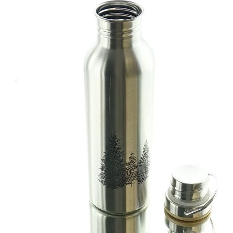 STIHL® Trinkflasche Silberfarben aus Metall 0,75 Liter - 0420 660 0010 (1/5)