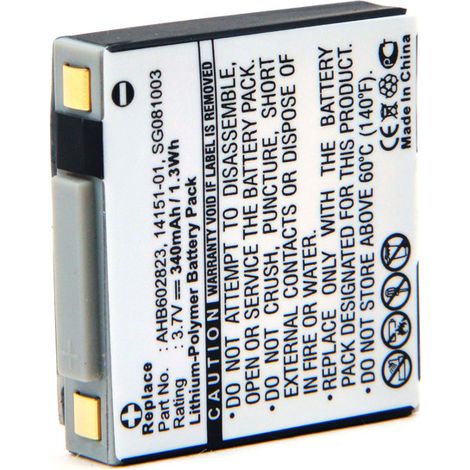NX - Batterie casque audio 3.7V 340mAh - 2901-249603028AHB602823SG0810031415