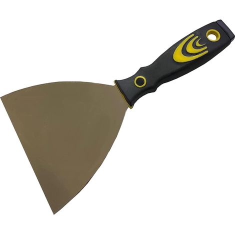 kippen 3041XE - Spatola per Pareti con Lama Flessibile in Acciaio Inox da mm.120 e Impugnatura in Bi-componente
