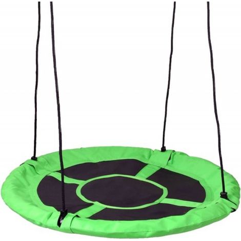Balancelle Nid De Cigogne - Diamètre 100 Cm - Acier Galvanisé Et Tissu Oxford 600D - Pour Jardin Terrasse Ou Intérieur - À Partir De 3 Ans - 1 Pièce (1/5)