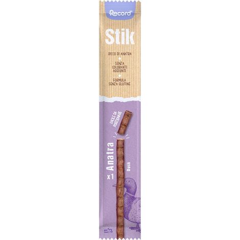 Stik per cani ricco di anatra senza glutine e senza coloranti facile da porzionare 30 confezioni x 11 g cad.