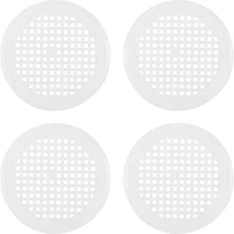 Grille De Ventilation Ronde De 2 Pouces 60mm Blanc (1/5)