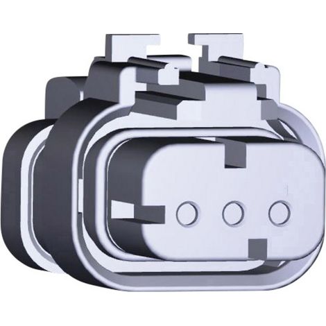 TE Connectivity Boîtier femelle pour câble série AMPSEAL16 Nbr total de pôles 3 776429-1 1 pc(s) (1/2)