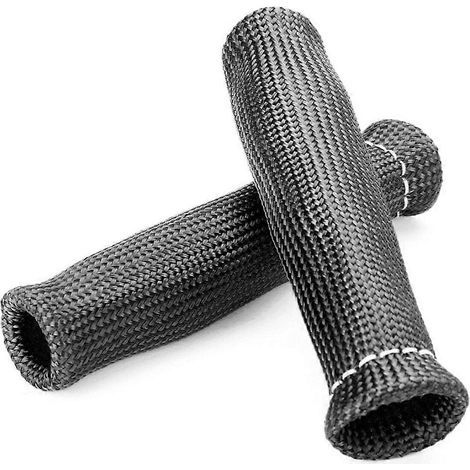 Gaine de protection compatible pour faisceau de bougies d'allumage avec 8 tubes d'isolation en fibre de verre pour protéger les bougies. (1/2)