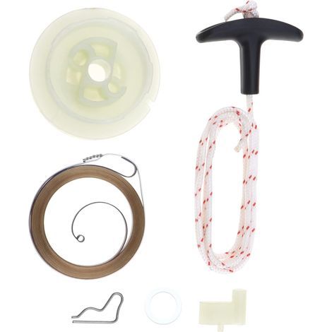 Lote de 7 muelles de polea de arranque con retorno 1123 195 0400/0000 958 0923 compatible con Stihl FC55 FS38 FS45 FS55 HL45 KM55 MM55 Motor (1/5)