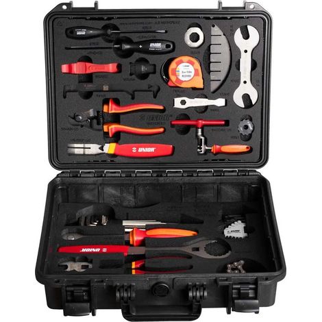 Boîte à outils Unior pro home kit 2.0 portable ergonomique