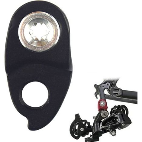 Rallonge de Crochet de Queue,Extension Cadre de Vélo,Patte De Derailleur VTT,Bike Extenseur de Levier de Vitesse,Extension de Dérailleur Arrière de Vélo,Extender Cadre Gear Queue Crochet Extender (1/5)