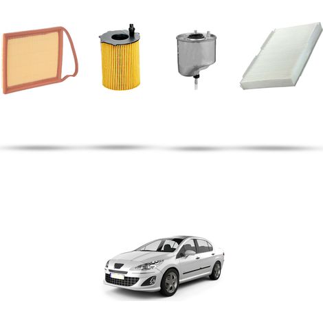 Kit tagliando 4 filtri compatibile con Peugeot 408 1.6 HDI 84kw dal 2016 (1/5)