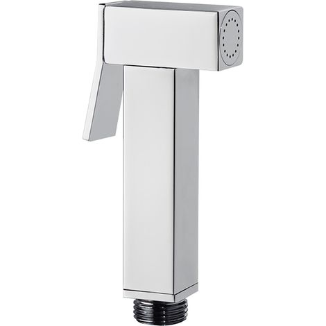 Douchette WC à main pour hygiène intime, métallique Chromé - 4552