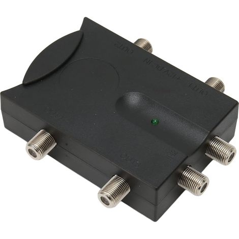 Amplificateur d'antenne TV, 2 Entrées 4 Sorties, Bidirectionnel sans Perte, Accessoires Vidéo de Télévision, Antennes, Gain de 7,5 DB avec égaliseur pour Câble (1/5)