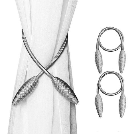 Rideau Embrasses, 2 Morceaux de Créativité Rideau Embrasses de rideaux, Rideau de Support, Gardinenhalter, des Boucles de Rideau, DIY Hasard Modélisation Home Office Hôtel décoration de fenêtre (1/5)