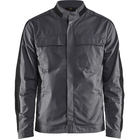 Chaqueta de trabajo industrial stretch 2D 4444 - Gris/Negro S