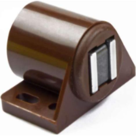 Chiusure magnetiche da applicare - forza 6 kg. - marrone - 2 pz.