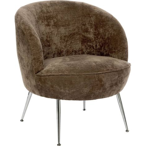 Poltrona tildae in tessuto moccha l69xl63xh71 cm - Atmosphera créateur d'intérieur (1/3)