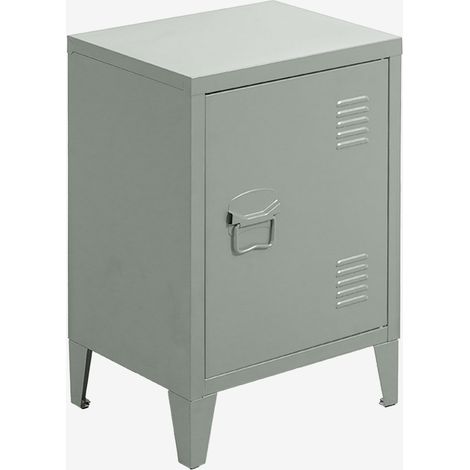 SKLUM Pohpli Steel Locker Beistelltisch Grün Caqui                                  