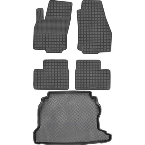 Juego de alfombrillas de goma para coche y maletero para Opel Astra II G Coupé (1998-2009).