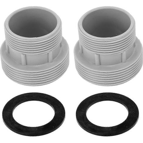 Private Label-Adaptateur de tuyau de piscine universel en plastique avec joints de connexion pour pompe de filtration Intex 4560 et 58254 NO.3275 (lot de 2)