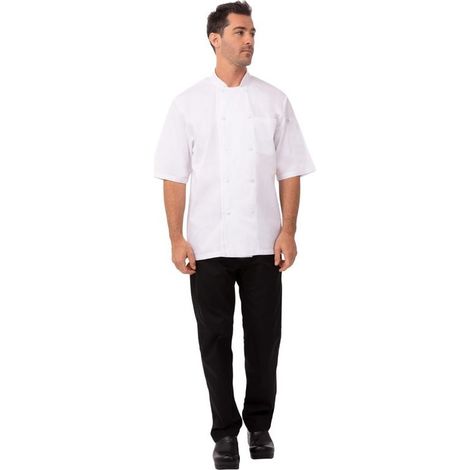 Veste de Cuisine Mixte Banche Montreal Cool Vent - Chef Works (1/5)