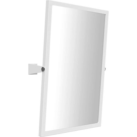 Sapho Specchi - Specchio inclinabile 40x60 cm, bianco XH007W
