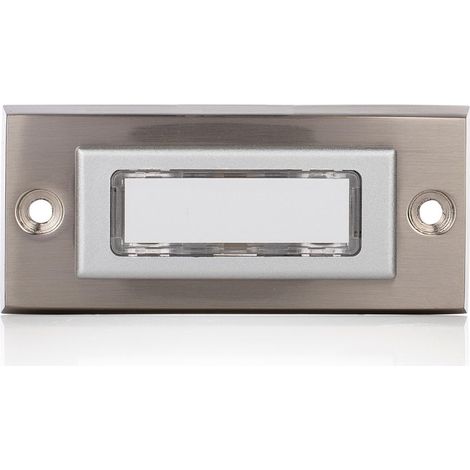 Botón de timbre con cable BYRON Dbw-21306, gris/plateado BYRON (1/4)