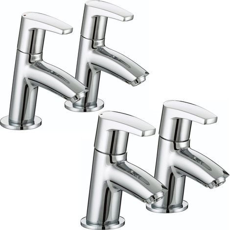 Bristan Orta Basin Taps and Bath Taps - Chrome (1/2)