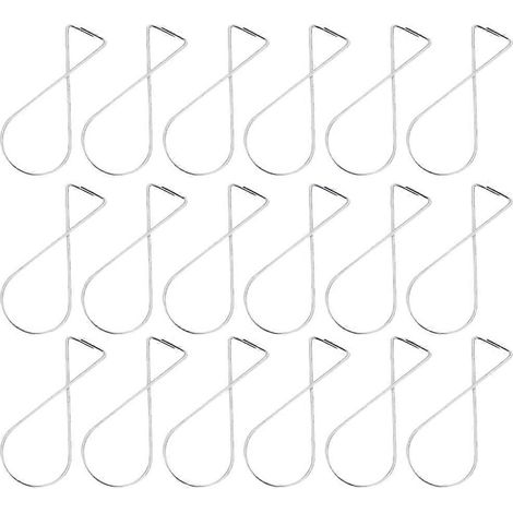 50 crochets de suspension pour plafond suspendu, décoration de fête, pinces à linge (1/5)