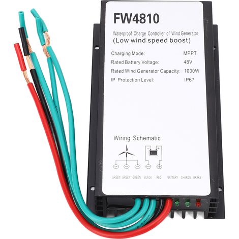 1000-W-Windgenerator-Laderegler 48 V IP67 wasserdicht MPPT-Windturbinen-Laderegler (1/5)