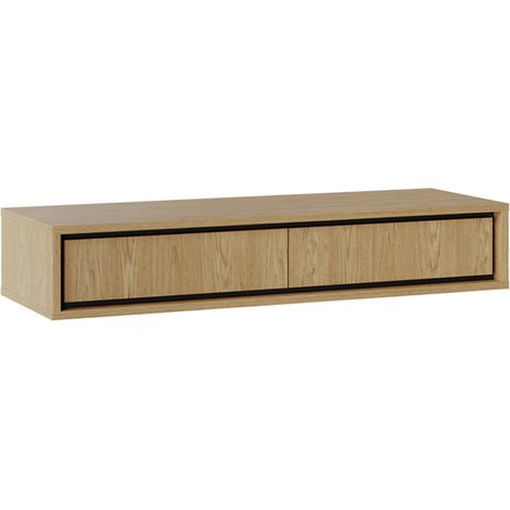 Konsole Vidia mit 2 Schubladen, Holzoptik, 100.6cm
