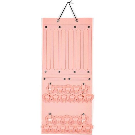 Organisateur de nœuds pour cheveux de fille, porte-nœuds pour cheveux, grand cintre de rangement en feutre pour pinces à cheveux, organisateur d'accessoires pour cheveux de bébé (1/5)