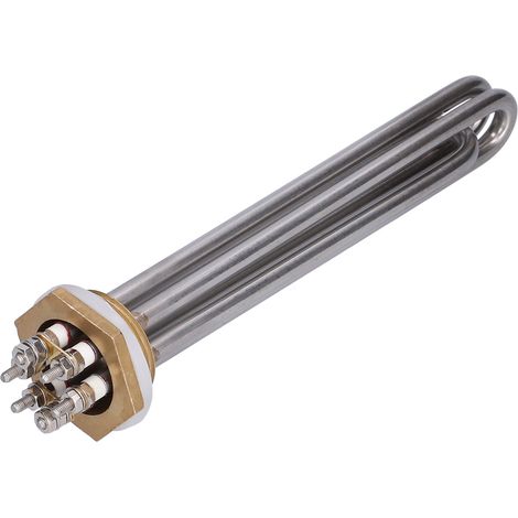 Tubo riscaldante elettrico in acciaio inox, forniture industriali, filettatura in ottone BSP da 1,25 pollici, 24 V CC, 900 W (1/5)