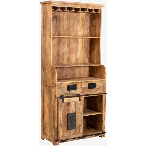 Alacena con 2 cajones en madera de mango Uain SKLUM