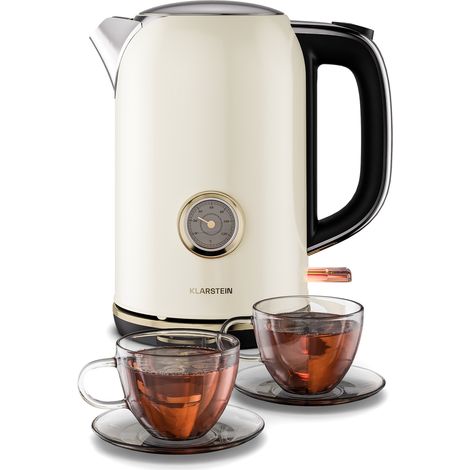 Klarstein Victoria bollitore  1,7 litri  2200 W  base girevole 360°  design senza tempo (1/5)