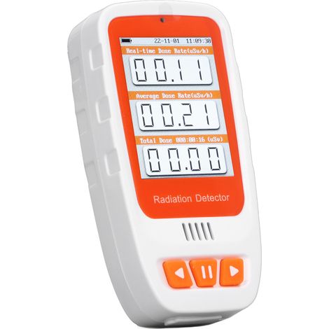 Détecteur de rayonnement nucléaire X γ β, compteur Geiger, alarme sonore et lumineuse, écran TFT, dosimètre de rayonnement (1/5)