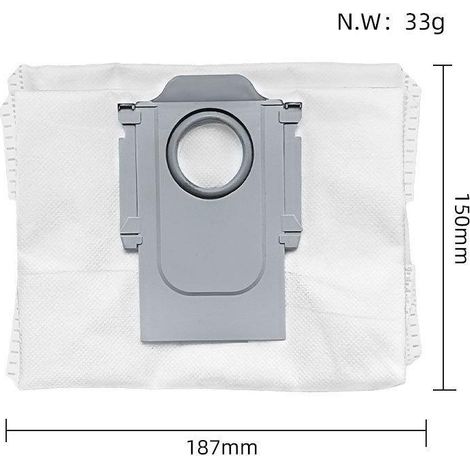 4er-Pack Staubbeutel für Q5 G10S pro T8 q7max + Staubsauger Saugnapf (1/5)