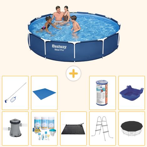 Bestway Bestway Steel Pro Ronde - 366x76 cm - 10-pièces S21597 (1/3)