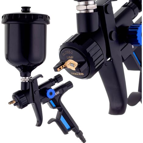 Boquilla para pistola pulverizadora ITALCO LVMP de 1,3 mm y 600 ml, profesional. (1/5)