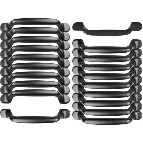 20PCS Poignée de Meuble de Cuisine en Alliage d'aluminium Poignée de Porte Poignée de Porte Poignée de Porte 131mm (1/4)