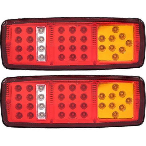 1 Paar LED-Blinker/Rückleuchten/Brems-/Rückfahrscheinwerfer für 12V Anhänger, LKW, Wohnmobil (1/5)