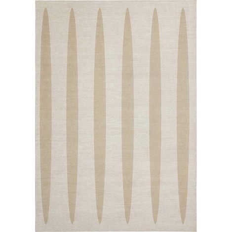 Tapis contemporain en viscose beige (1/4)