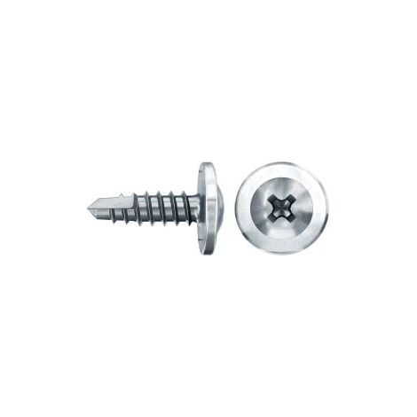 fischer Profilverbinderschraube FPS-FPB 4,2 x 13 ZPF 200 Flachrundkopf Kreuzschlitz PH Vollgew. - 577774 (1/4)