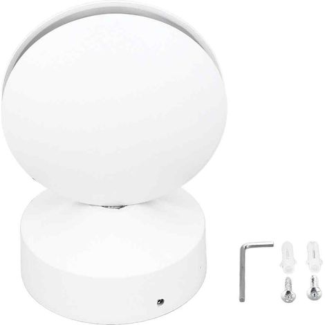 Applique Murale LED - 10 W - 360° Éclairage Murale - Pour Couloir Salon Salle De Bain - Aluminium - 11 cm Diamètre - 1 Pièce (1/5)