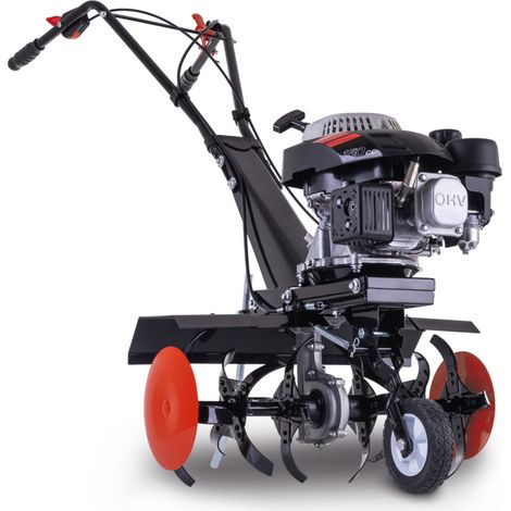 [JAMAIS UTILISÉ] Scheppach Motobineuse thermique MTP560 – Moteur à essence 4 temps 3,7 CV – 2,7 kW – 150 cm3 – Largeur de travail 560 mm – Profondeur de travail 260 mm – Guidon réglable (1/5)