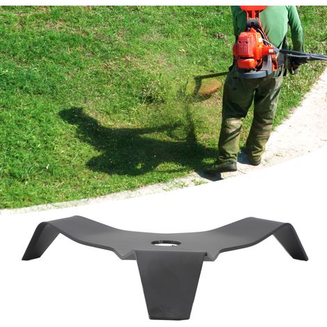 Teile für 3-Zahn-Häcksler/Trimmer aus hochkohlenstoffhaltigem, schwarzem Stahl, Rasenmähermesser, 3-Zahn-Entgrater, Ersatzteile für Haushalts- und Gartengeräte. (1/5)
