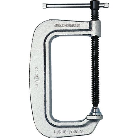 Pressa forgiata C-SER - BESSEY - serraggio 100 sporgenza 75 - 143-100