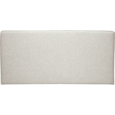 Bettkopfteil zum Aufhängen B160 cm beiger Stoff LILY