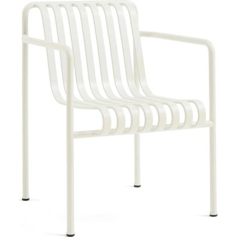 [GEBRAUCHT] B-Ware HAY Palissade Dining Armchair Stuhl Gartenstuhl Armlehnstuhl Outdoor cremeweiß